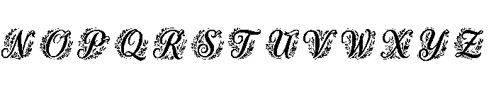 Delilah Regular Font UPPERCASE