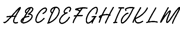 Deliria Font UPPERCASE