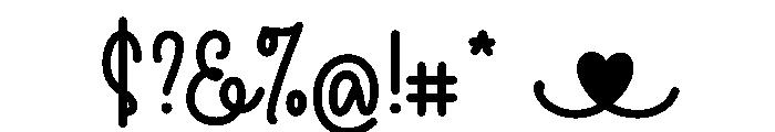 Delisa Birth Flower Font OTHER CHARS