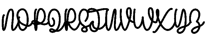 Delisa Birth Flower Font UPPERCASE