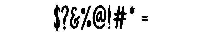 Delivora Font OTHER CHARS