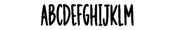 Delivora Font UPPERCASE