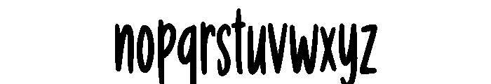 Delivora Font LOWERCASE