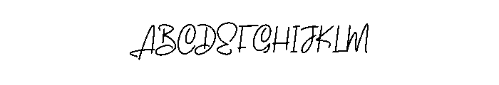 Deliwafa Font UPPERCASE