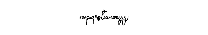 Deliwafa Font LOWERCASE