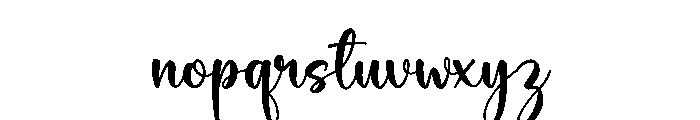 Della Font LOWERCASE