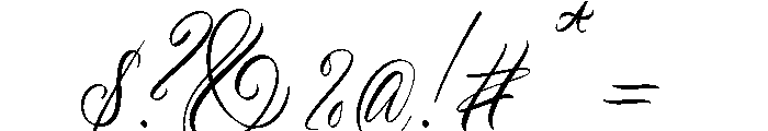 Dellatino Regular Font OTHER CHARS
