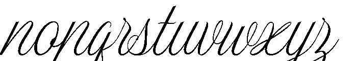 Dellatino Regular Font LOWERCASE