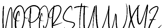 Dellution Font UPPERCASE