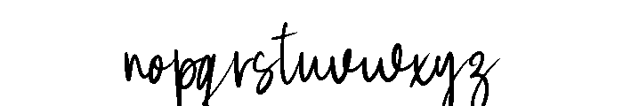 Dellution Font LOWERCASE