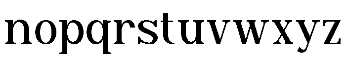 Delmora Regular Font LOWERCASE