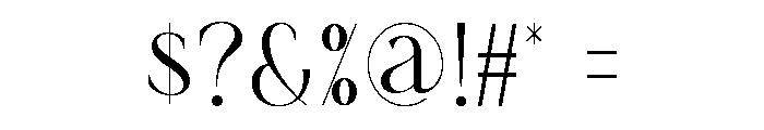 Delove Font OTHER CHARS