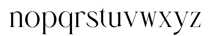 Delove Font LOWERCASE