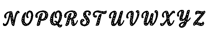 Delphinium Regular Font UPPERCASE