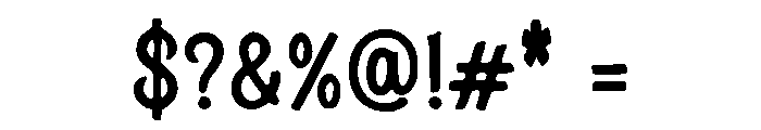 Delsoria Script Font OTHER CHARS