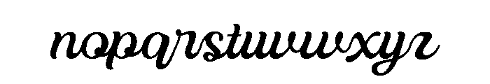 Delusoa Regular Font LOWERCASE