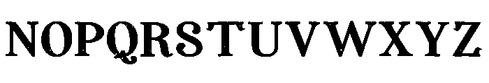 Deluxe Cowboy Regular Font UPPERCASE