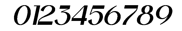 Deluxe Fashion Italic Font OTHER CHARS