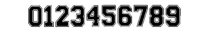 Deluxe Jersey Regular Font OTHER CHARS