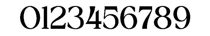 Delvira Regular Font OTHER CHARS