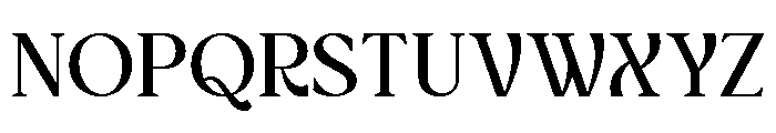 Delvira Regular Font UPPERCASE