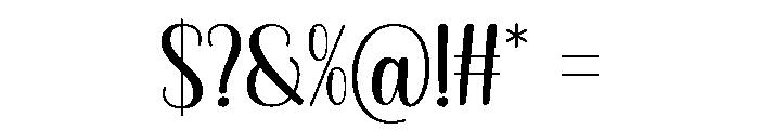 Delyxa Font OTHER CHARS