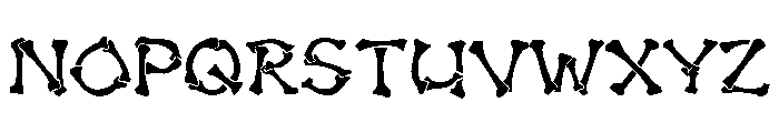 Dem Bonez Font UPPERCASE