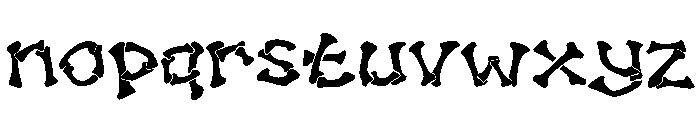 Dem Bonez Font LOWERCASE