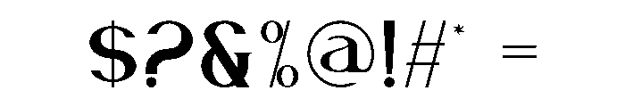 Demalis Font OTHER CHARS