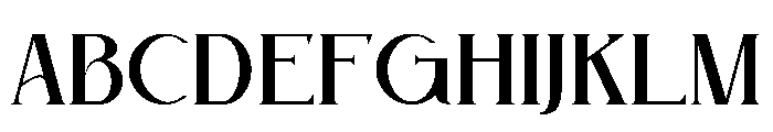 Demalis Font UPPERCASE