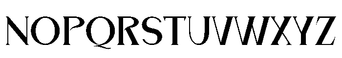 Demalis Font UPPERCASE