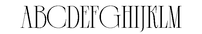 Demeris Regular Font UPPERCASE