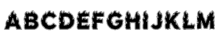 Demetria Regular Font UPPERCASE