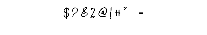 Demiela Font OTHER CHARS