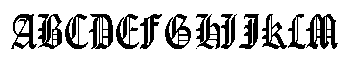 Demise Font UPPERCASE