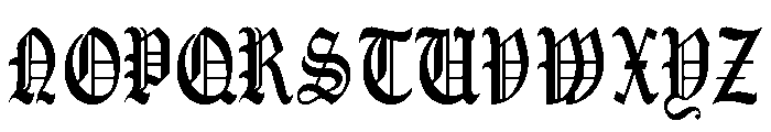 Demise Font UPPERCASE