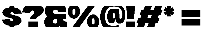 Demitro Regular Font OTHER CHARS