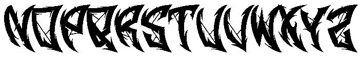 Demon Crown Font LOWERCASE