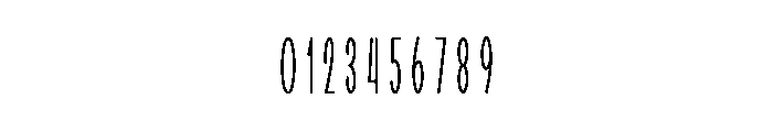 Demon Outline Font OTHER CHARS