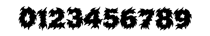 Demonic Fury Font OTHER CHARS