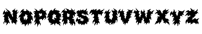 Demonic Fury Font UPPERCASE