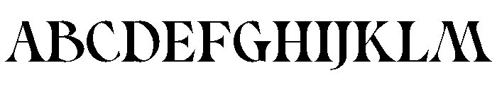 Demora Glamore Font UPPERCASE