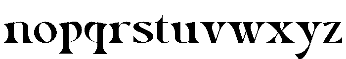 Demora Glamore Font LOWERCASE