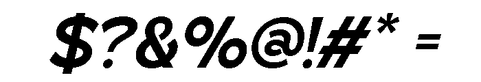 Demuffins-Oblique Font OTHER CHARS