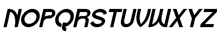 Demuffins-Oblique Font UPPERCASE