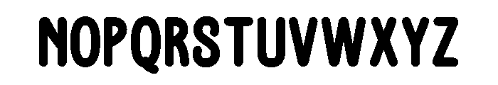 Denbro Font LOWERCASE