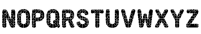 Denis Regular Font UPPERCASE