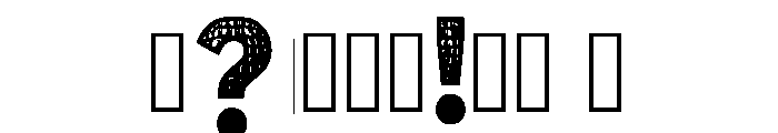 Denny Regular Font OTHER CHARS