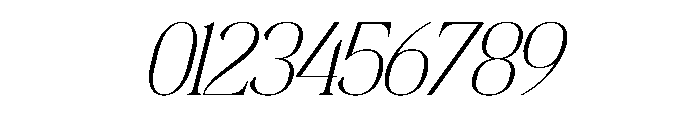Dennya Italic Font OTHER CHARS