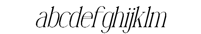 Dennya Italic FONT